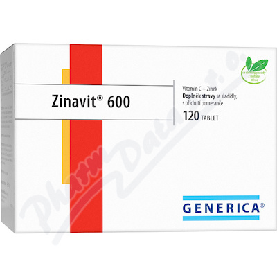 Zinavit 600 tabl.do ssania 120 szt Generica