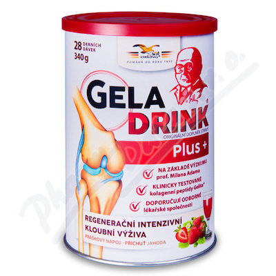 Geladrink Plus truskawka 340g