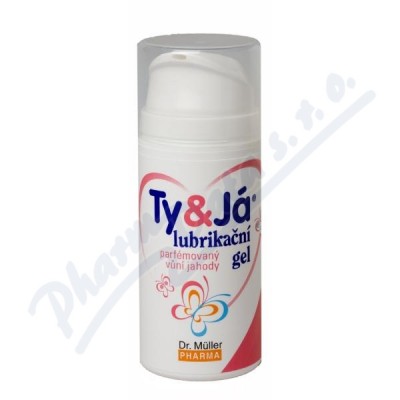 Lubrikač.gel Ty&Já parf.vůní jahody 100ml Dr.Mülle