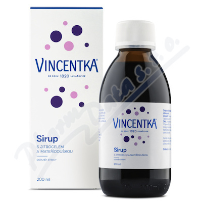 Vincentka Syrop z Babki lancetow. i Macierzanki 200ml