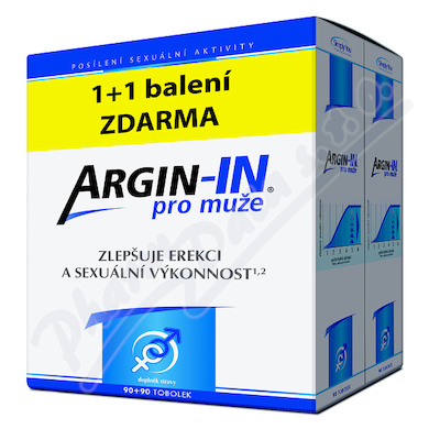 Argin-IN dla mężczyzn erekcja tob.90 + Argin-IN tob.90 gratis