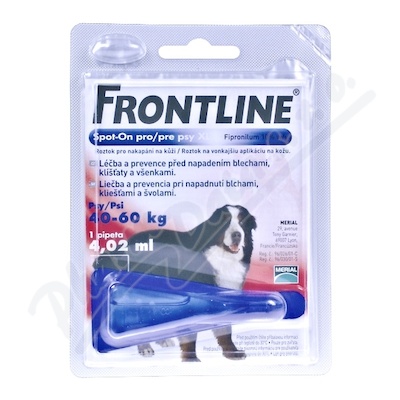 Frontline Spot On Dog XL 1x1 pipeta 4.02 ml