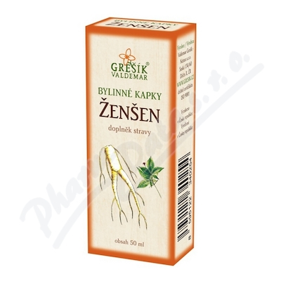 Grešík krople Żeń-szeń 50 ml