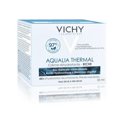 VICHY AQUALIA THERMAL Odżywczy krem ​​nawilżający 50ml