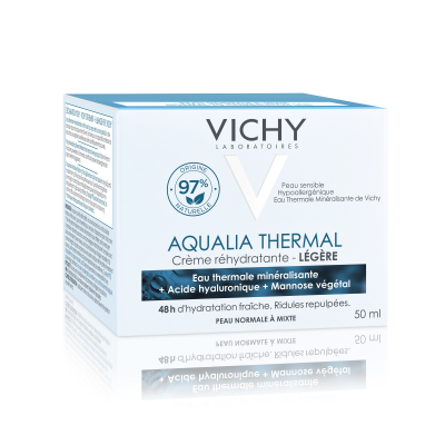 Vichy Aqualia Thermal Lekki krem ​​dla cery normalnej i wrażliwej mieszanej 50 ml