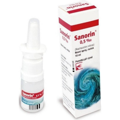 Sanorin 0,5mg/ml spray do nosa 1x10ml