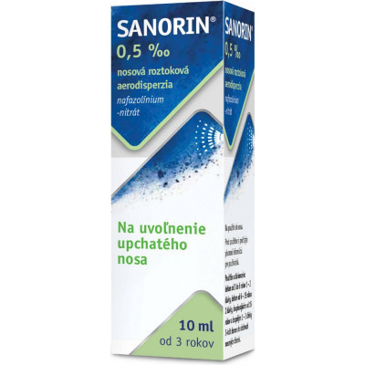 Sanorin 0.5mg/ml spray do nosa 1x10ml