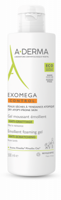 A-DERMA Exomega CONTROL Zmiękczający żel pieniący 500 ml