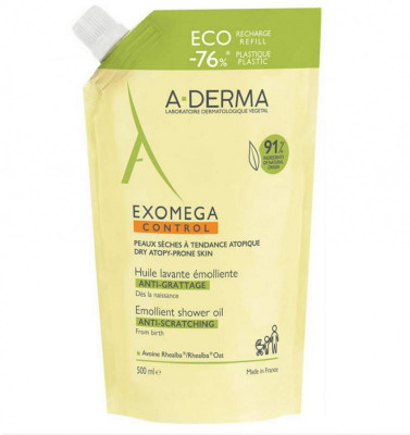 A-DERMA Exomega Control Olejek pod prysznic 500ml ECO dopełnienie