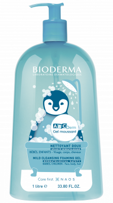 BIODERMA ABCDerm Moussant Żel pod prysznic 1L