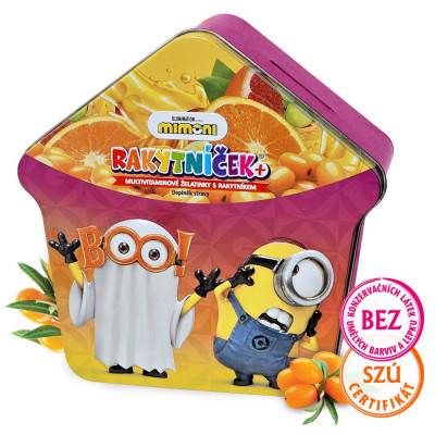 RAKYTNÍČEK+ żelki Minionki 50szt halloween 2024