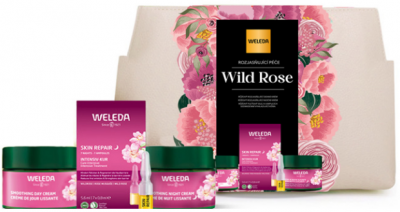 WELEDA Wild Rose Prémiová Rozjasňující péče set