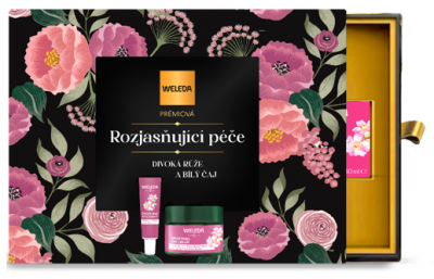 WELEDA Premium pielęgnacja rozjaśniająca - Dzika róża i biała herbata - ZESTAW