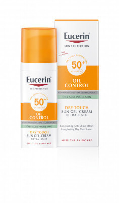 Eucerin SUN żel do twarzy Oil Control SPF50+50ml