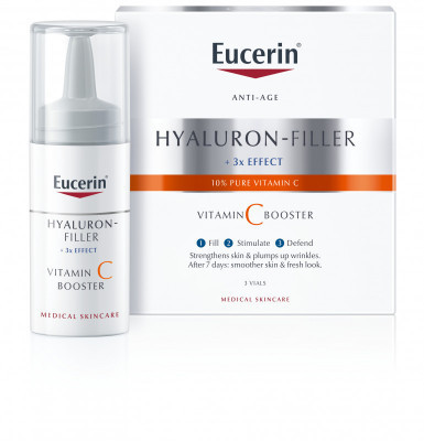 Eucerin HYALURON-FILLER Booster witamina C 3x8ml