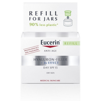 Eucerin HYALURON FILLER+3xEFFECT krem ​​na dzień REFILL 50 ml