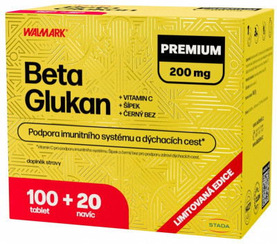 Walmark Beta Glukan 200mg 100+20tbl. Promocja 2024