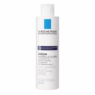 LA ROCHE-POSAY KERIUM Szampon - łupież tłusty 200ml