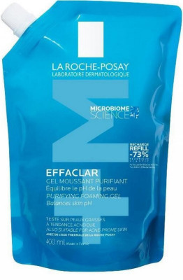 LA ROCHE-POSAY EFFACLAR Żel oczyszczający uzupełnienie 400ml