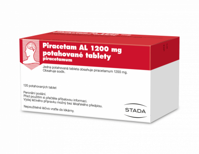 Piracetam AL 1200mg tabletki powlekane 120szt