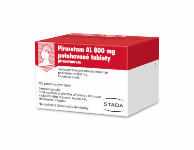 Piracetam AL 800mg tabletki powlekane 100szt