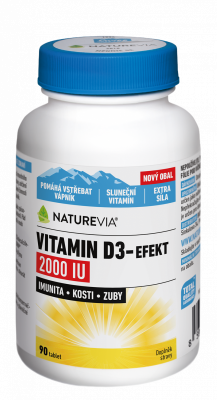 NatureVia Witamina D3-Efekt 2000IU tbl.90