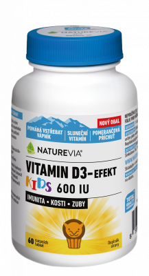 NatureVia Witamina D3-Efekt Kids tbl.60