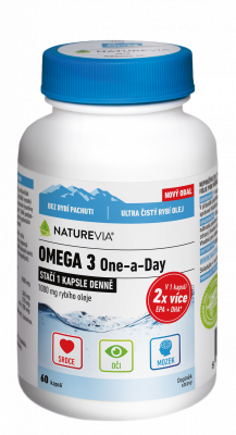 NatureVia Omega 3 One a Day 60 kapsułek