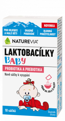 NatureVia Laktobacílky baby 10 saszetek