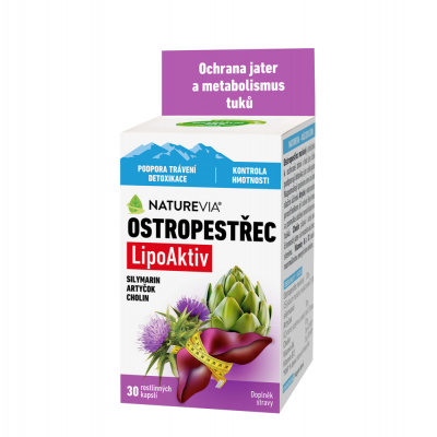 NatureVia Ostropest LipoAktiv cps.30