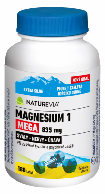 NatureVia Magnez 1 Mega 835mg tbl.180