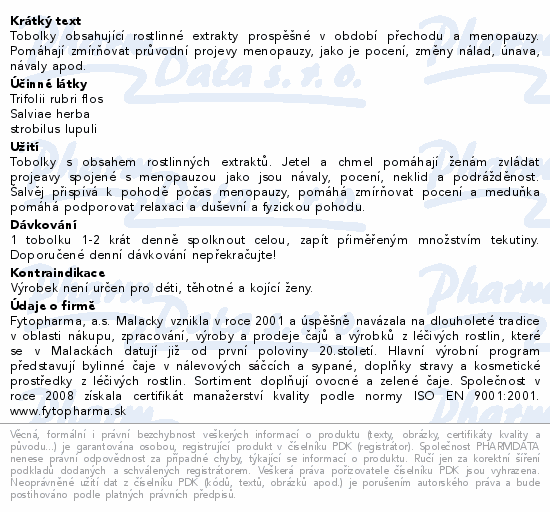 Gynastan Meno kaps. dla kobiet w klimakt. Fyto cps.30