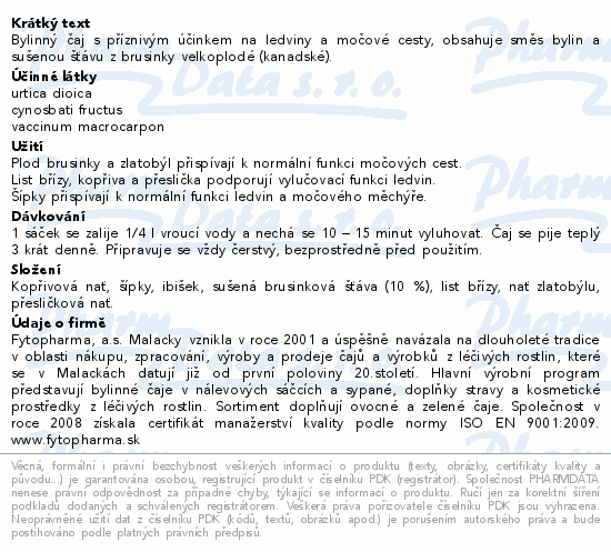 Nephrosal+żurawina herbata ziołowa 20x1.5g Fytopharma