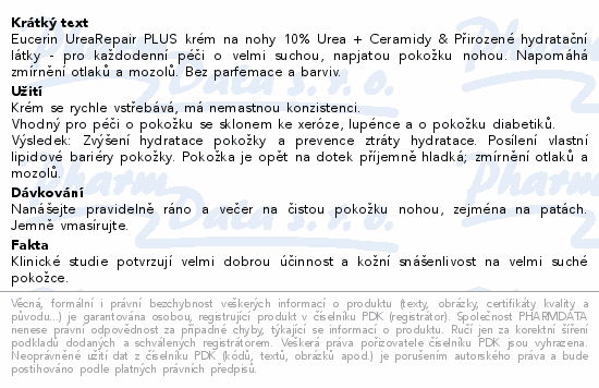Eucerin krem ​​do stóp do skóry suchej i atopowej 10% UREA 100 ml