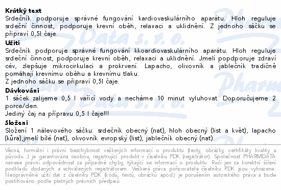 HERBEX Bylinná směs na tlak n.s.20x3g