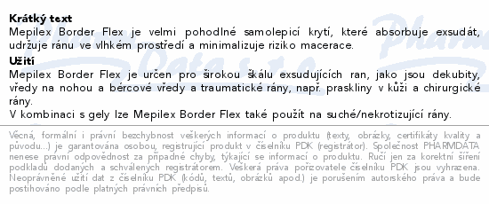 Krytí Mepilex Border Flex 10x10cm 5 ks