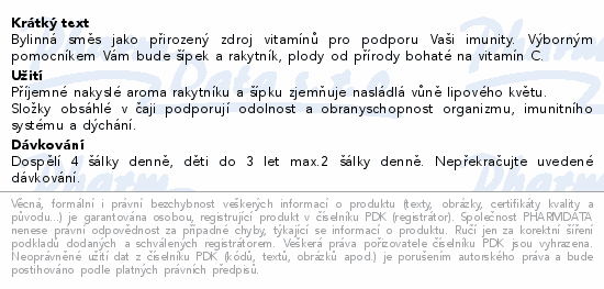 LEROS Odporność Wit.C Dzika róża&Rokitnik n.s.20x2g