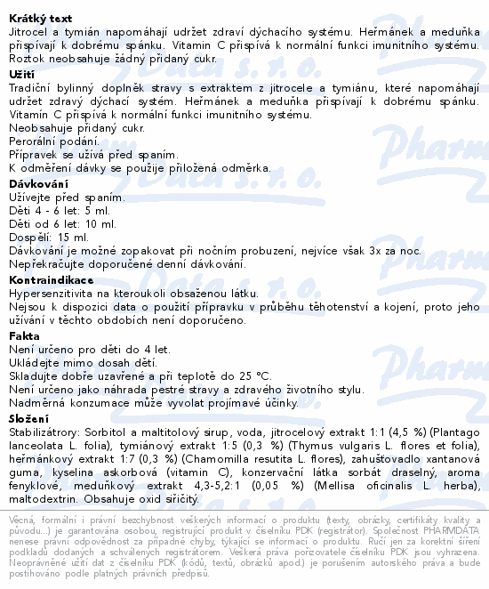 Mucoplant Roztwór z Babki lancetowatej Na dobranoc 100ml