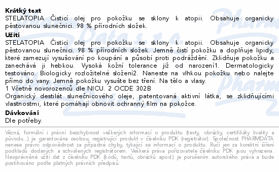 Mustela STELAT.Čisticí olej pok.s atopií 500ml rep