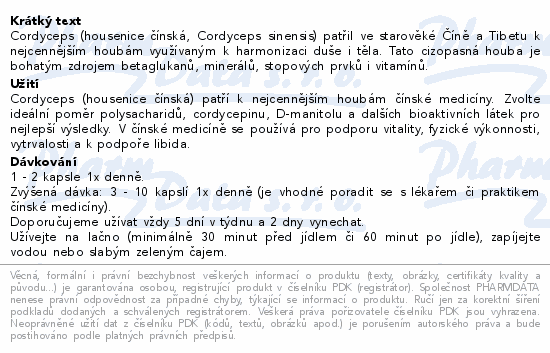 MycoMedica Cordyceps CS-4 cps.90