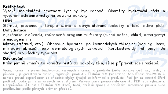 sesderma HIDRADERM HYAL Tělové mléko 400ml