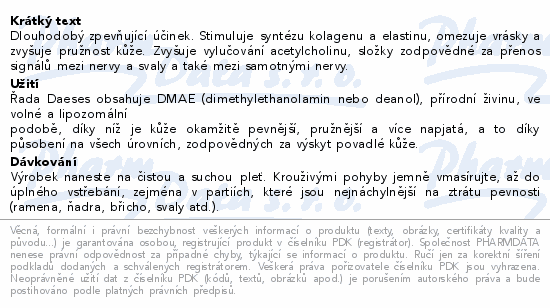 sesderma DAESES Zpevňující tělové mléko 200ml