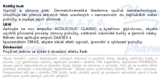 sesderma ACGLICOLIC CLAS.FORTE 1.5ml+DAESES 1.5ml