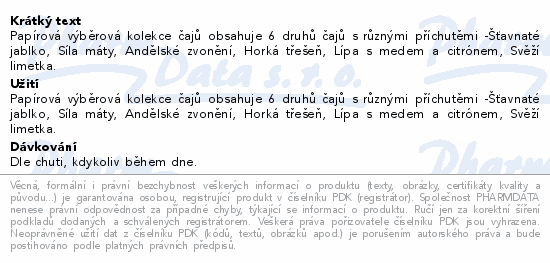 MEGAFYT UNIKATOWA KOLAKCJA HERBAT 6x5szt 